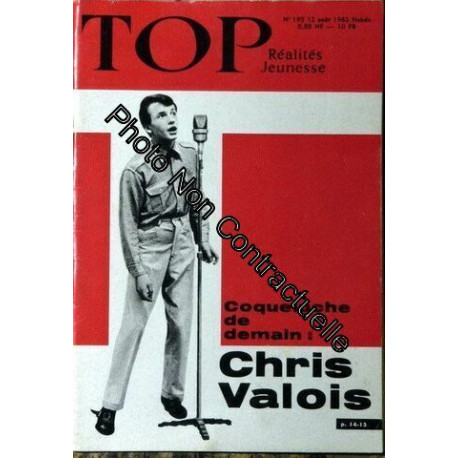Top Realites Jeunesse N° 195 Du 12/08/1962