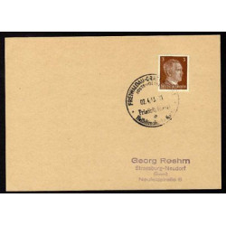 Allemagne n 706 Yv. cachet WW2 FREIWALDAU-GRÄFENBERG Timbre...