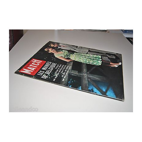PARIS MATCH n 534 du 04071959 LES MARIES DE BELGIQUE Paola et Albert