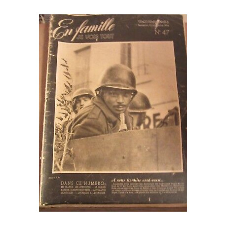 En famille je vois tout n47 vingtième année lausanne 22 Novembre 1944