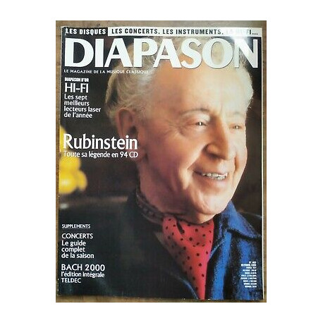 Diapason Le Magazine de la Musique Classique Nº 463 Octobre 1999
