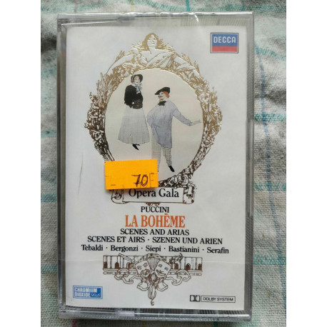 Opera Gala - Puccini La Bohème Cassette Audio-K7 NEUVE SOUS BLISTER