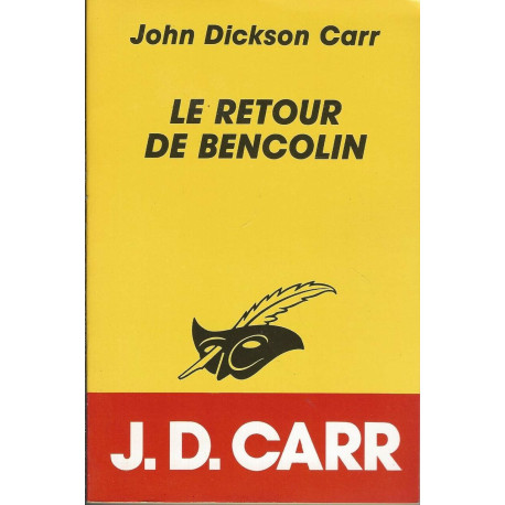 Le retour de bencolin (Lce Masque Mrp)
