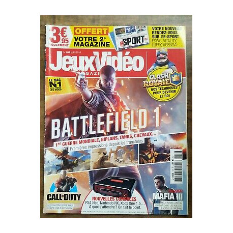Jeux Vidéo Magazine Nº 185 Juin 2016