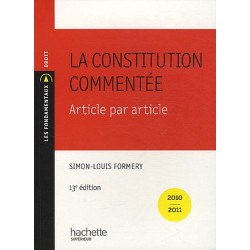 La Constitution commentée : Article par article