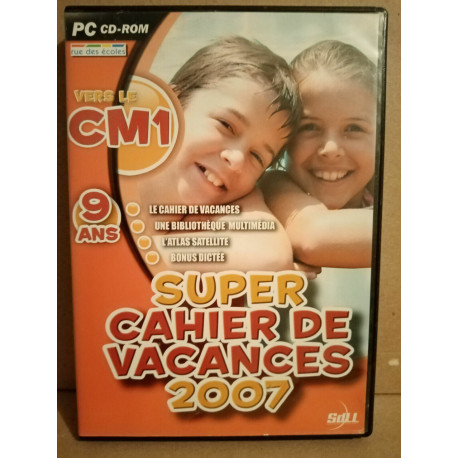 Super cahier de vacances Vers le CM1 9 ans PC cd rom