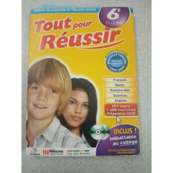 DVD Documentaire - Tout pour réussir - Niveau 6ème - 11-12 ans