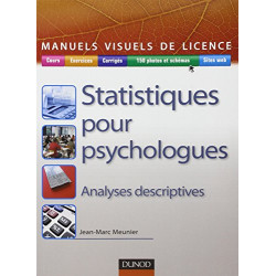 Statistiques pour psychologues: Analyses descriptives