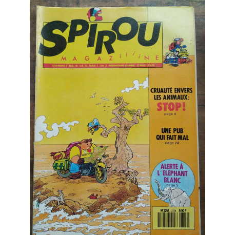 Magazine Spirou n2724 Juin 1990