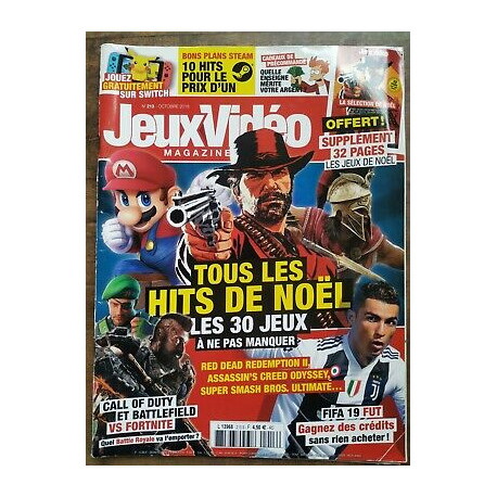 Jeux Vidéo Magazine Nº 213 Octobre 2018