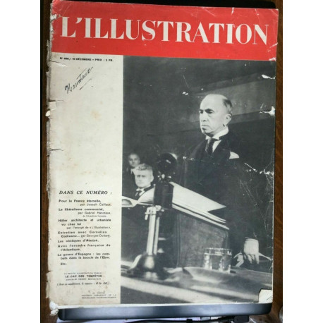 L'illustration. journal Universel N 4997 110 décembre