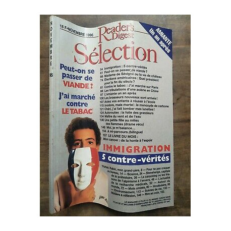 Reader's Digest Sélection Novembre 1996