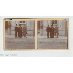 Vue Stéréoscopique Stéréo ALLEMAGNE Baden Baden prise des Scheideweg