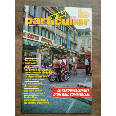Le Particulier n763 Novembre 1988