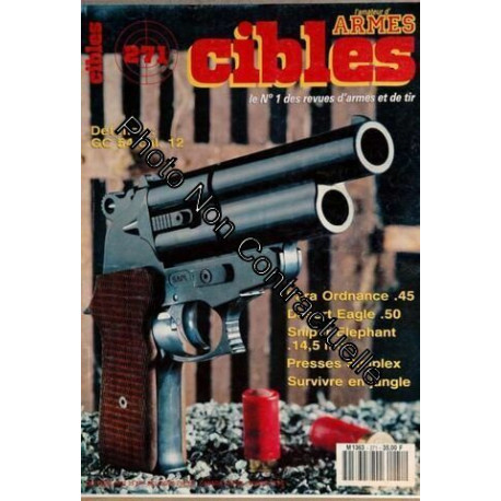 Cibles N° 271 Du 01/10/1992 - Defense - Gc 54 Cal. 12 - Para...