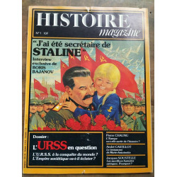 Histoire Magazine Nº 1 J'ai éte secrétaire de Staline 1980
