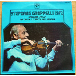 Stéphane Grappelli 1972 Recorded Live At The Queen Elizabeth Hall...