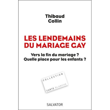 Les lendemains du mariage gay : Vers la fin du mariage ? Quelle...