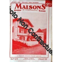 Maisons Et Interieurs Pour Tous N° 62 Du 15/07/1932 - Le...