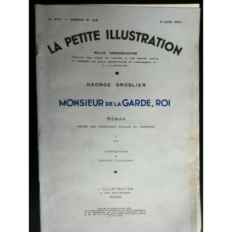 La petite illustration N 677 Roman N 316 9 Juin 1934