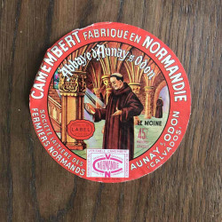 Etiquette Camembert -Le Moine - Fromagerie Fermiers Normands...