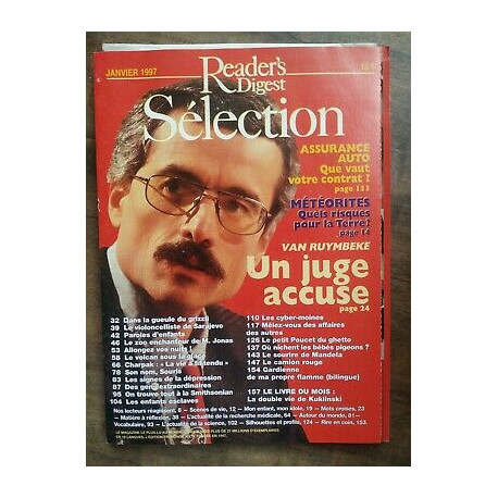 Reader's Digest Sélection Janvier 1997