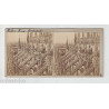 Vue Stéréoscopique Stéréo ITALIE NAPLES Types Napolitains MILAN Dôme