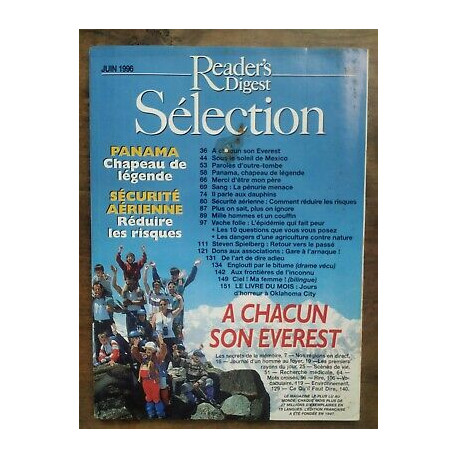 Reader's Digest Sélection Juin 1996