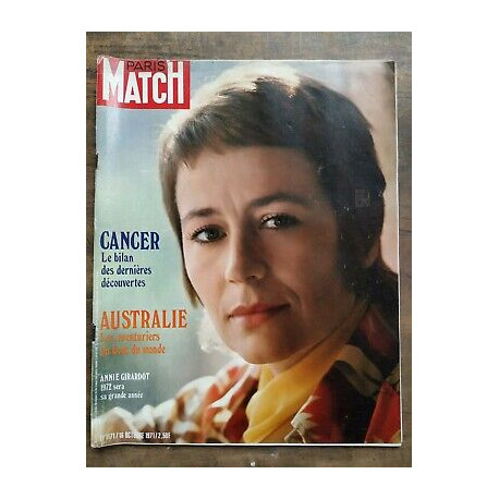 Paris Match Nº1171 16 Octobre 1971 Anne Girardot 1972 Sera sa...