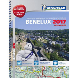 Bénélux et France nord: atlas routier et touristique