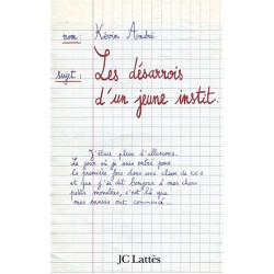 Les désarrois d'un jeune instit
