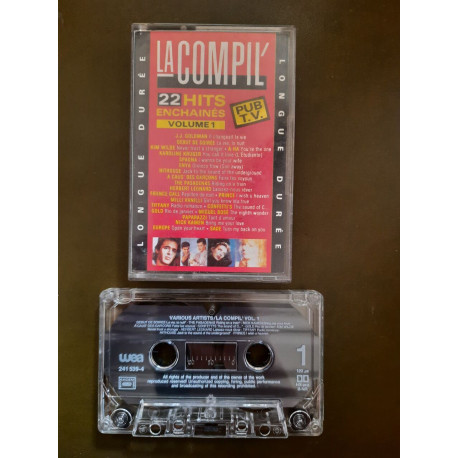 K7 Audio : La Compil : 22 Hits Enchainés Vol. 1
