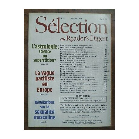 Nº1 Janvier 1982