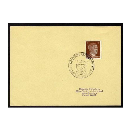 Allemagne n 706 Yv. cachet WW2 DEUTSCH ALTENBURG Timbre Allemand...