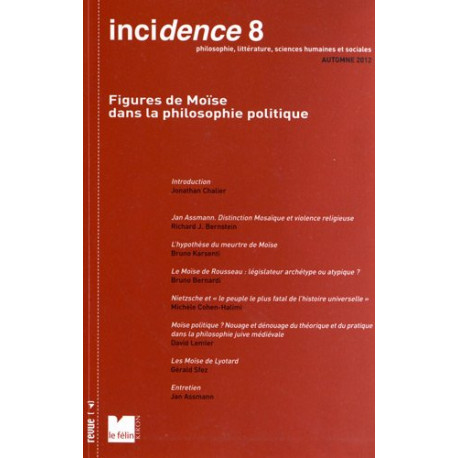 Incidence N° 8 : Figure de Moïse dans la philosophe politique