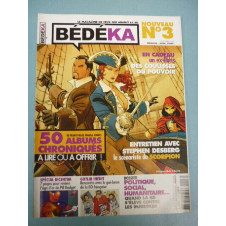 Bédéka 3 Entretien avec Stephen Desberg avril 2004