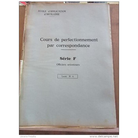 Cours de Perfectionnement Série F 6
