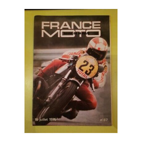 France Moto Revue de La f f m Nº87 Juillet 1975