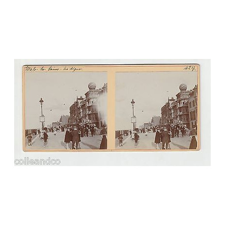 Vue Stéréoscopique Stéréo 59 MALO LES BAINS La digue Kursaal DUNKERQUE