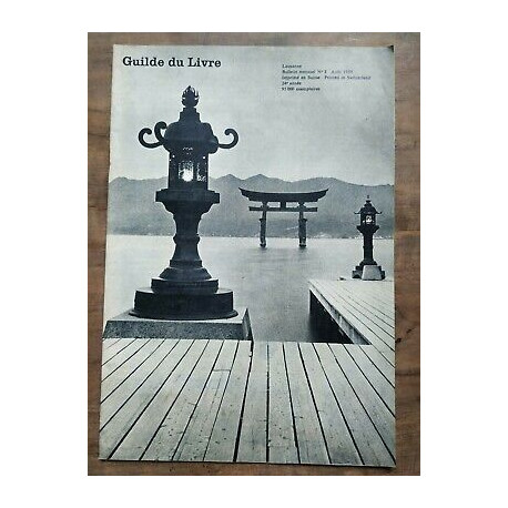 Guilde du Livre Nº 8 Lausanne Bulletin mensuel Août 1959 24 année