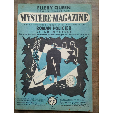 Ellery Queen Mystère Magazine n51 Avril 1952