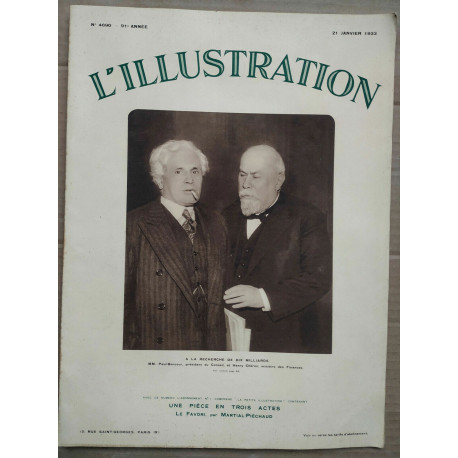 L'Illustration n4690 21 Janvier 1933 La Petite Illustration n610...