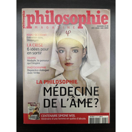 Philosophie Magazine n25 Décembre 2008 Janvier 2009