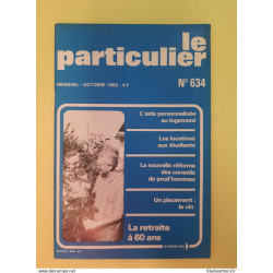 Le Particulier N° 634 - Octobre 1982