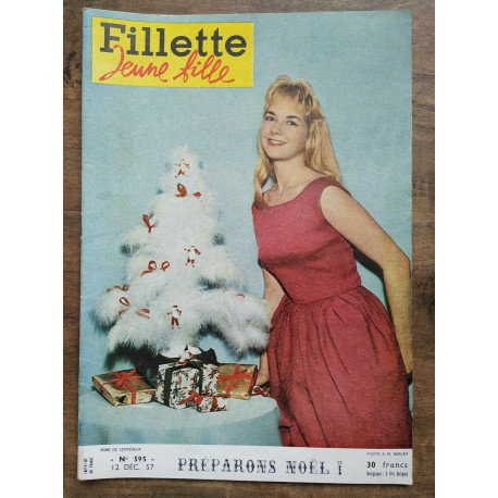 Fillette jeune fille n595 12 Décembre 1957