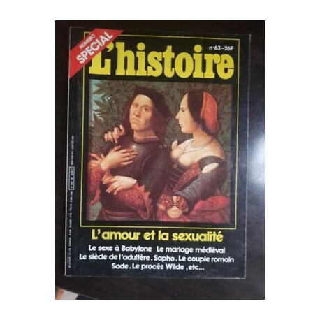 L'histoire Nº 63 - L'amour et la sexualité