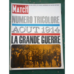 Paris Match n800 8 AOUT 1964 AOUT 1914 la GRANDE GUERRE