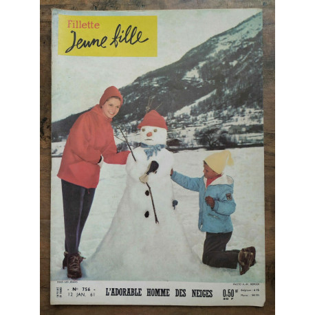 Fillette jeune fille n756 12 Janvier 1961
