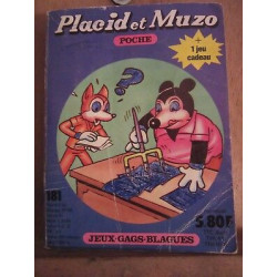 Placid et Muzo poche n181 jeux gags blagues Editions de Vaillant...