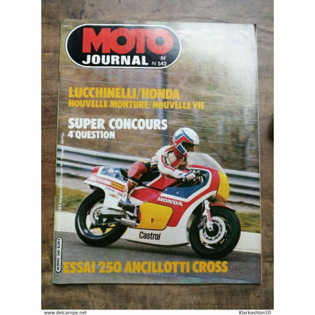 Moto Journal Nº 542 / 4 Février 1982